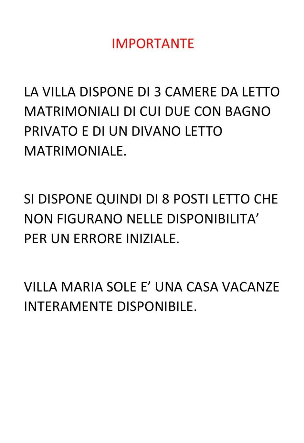 Villa Maria Sole スカファーティ エクステリア 写真